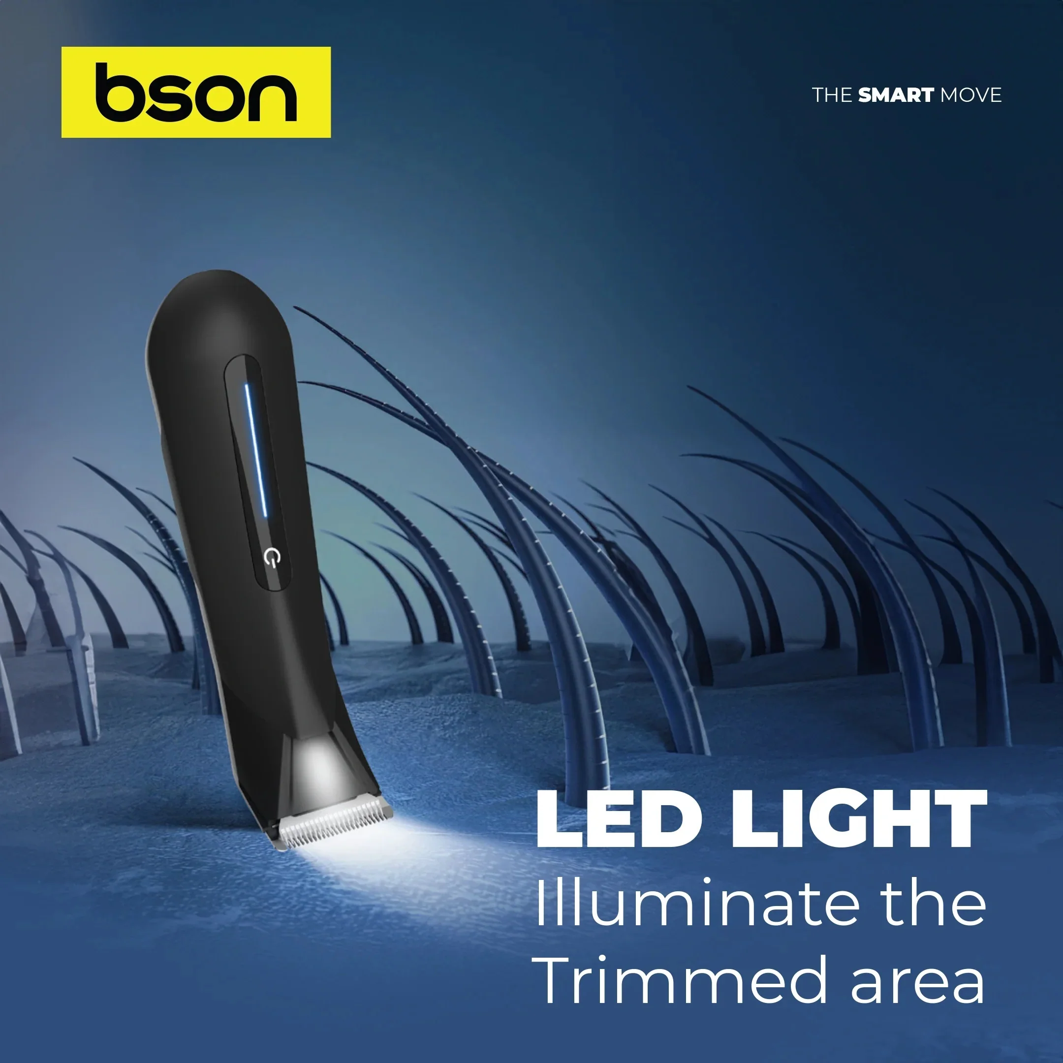 BSON Sensitive Body Pro Trimmer - Waterproof & LED Light