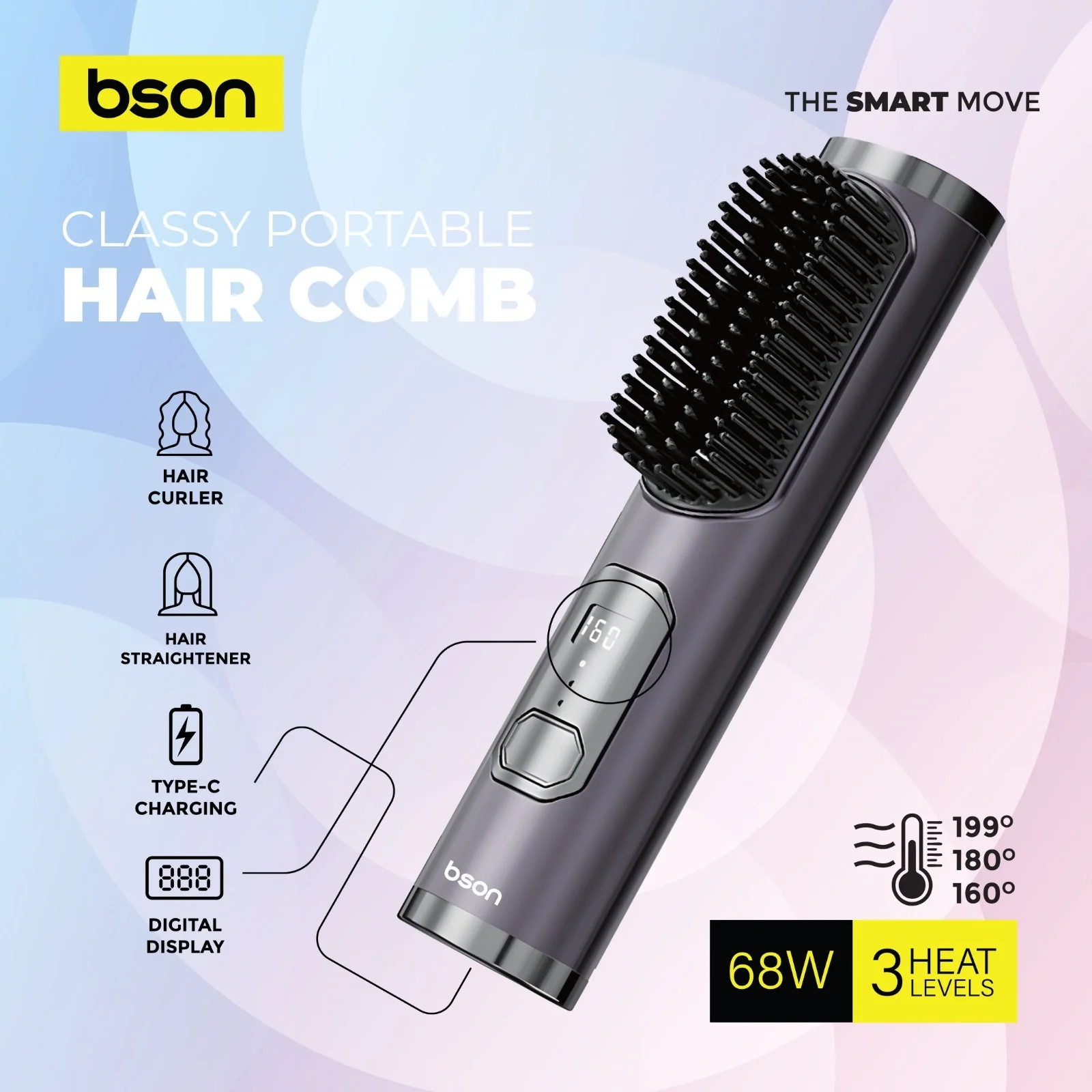 BSON Classy Portable Hair Comb