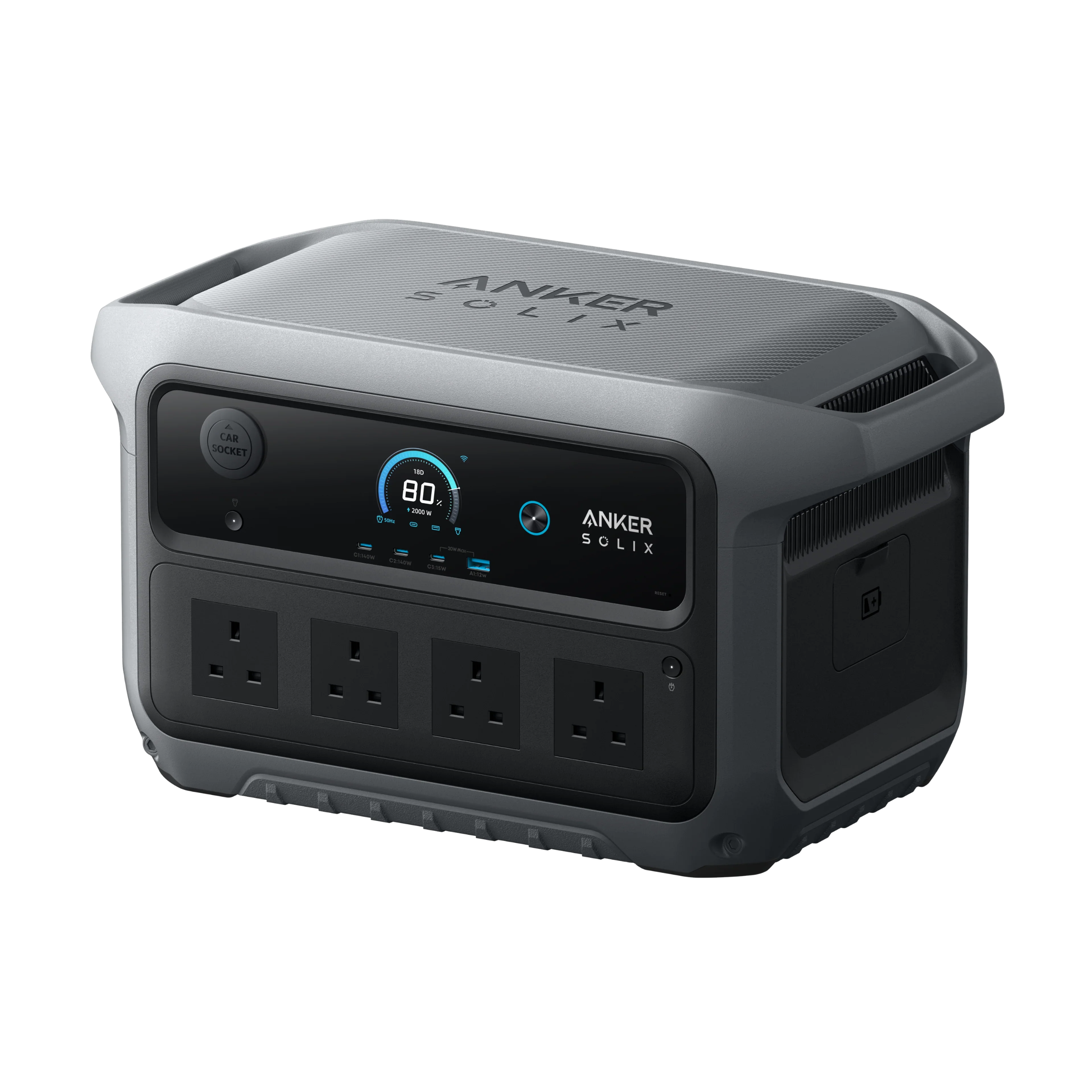 Anker SOLIX C2000 Gen 2 Portable Power Station - 2400W