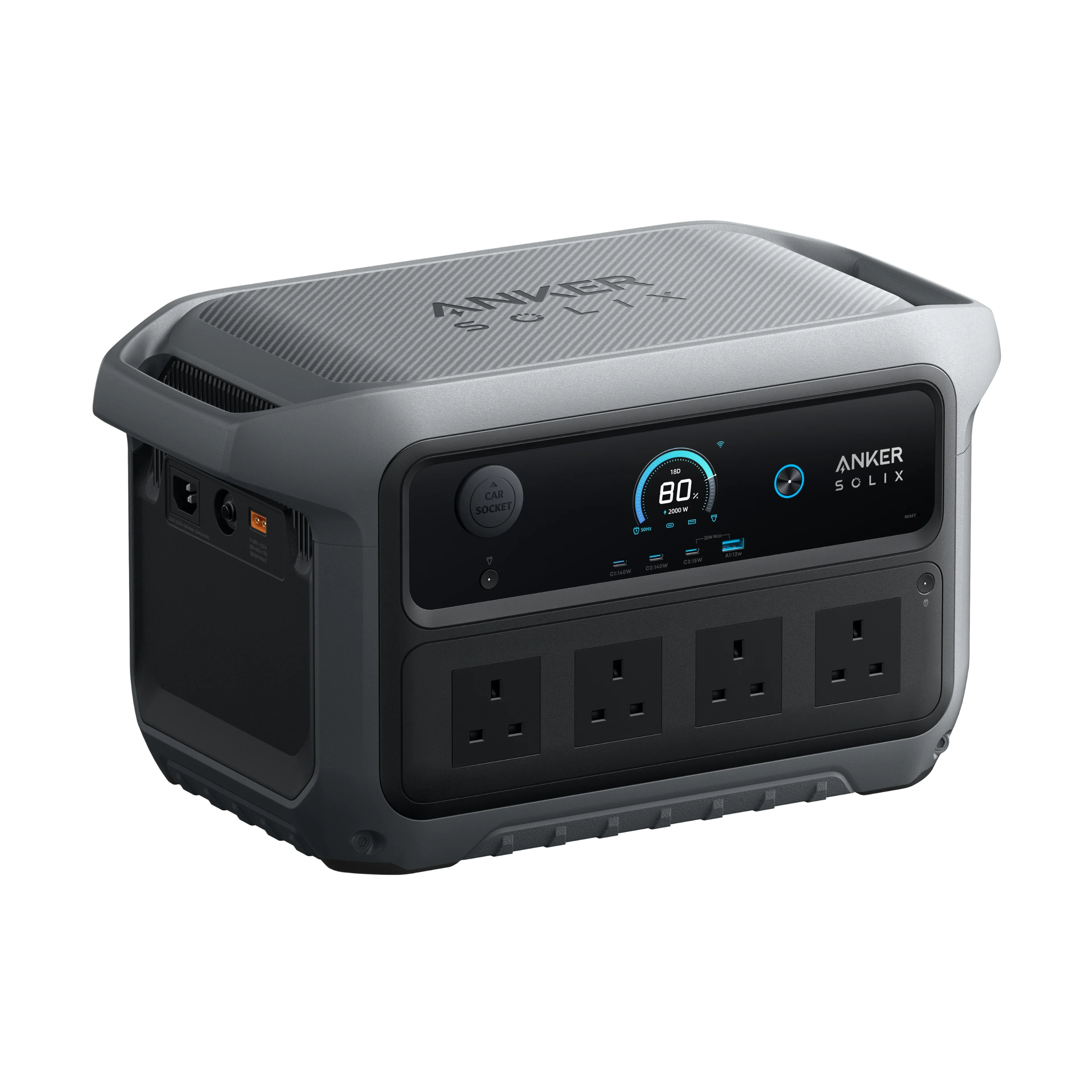 Anker SOLIX C2000 Gen 2 Portable Power Station - 2400W