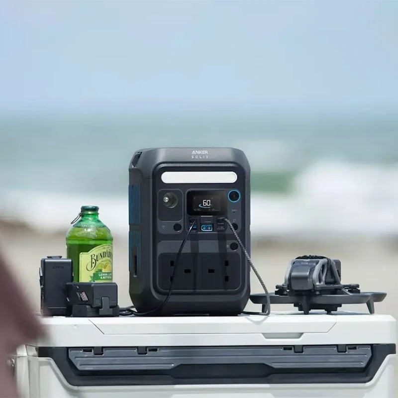 Anker SOLIX C300X Portable Power Station, 288Wh LiFePO4 Battery, 600W SurgePad, A1723211