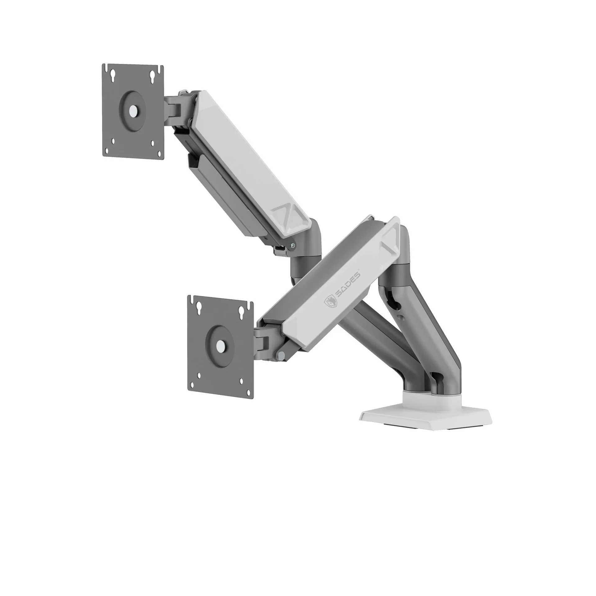 Sades Viper SA-MS01 Dual Monitor Mount Arm Aluminum - Max size 32"/9KG Per ARM