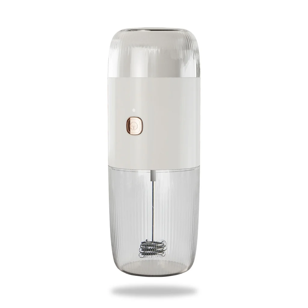LePresso 2 in 1 Coffee Grinder and Milk Frother - White