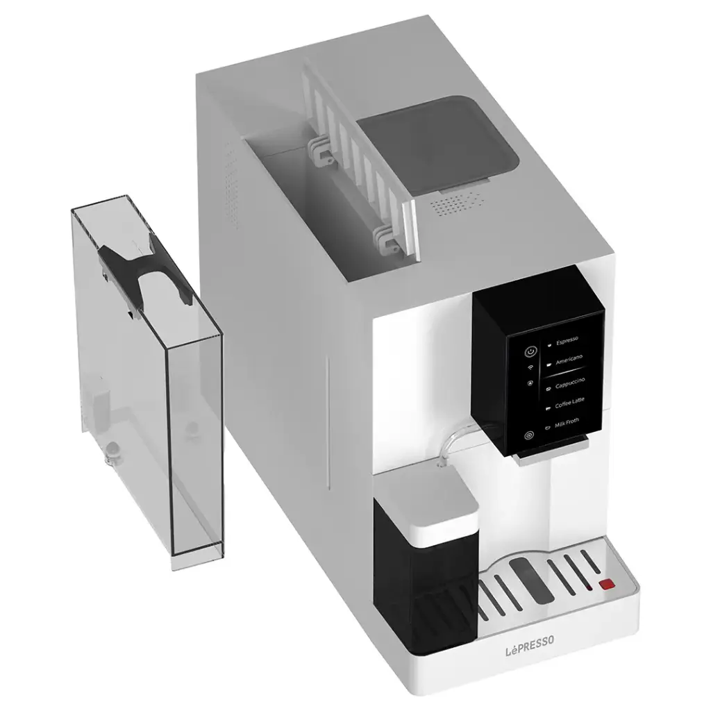 Lepresso Brevissimo Automatic Coffee Machine with Mobile App - White