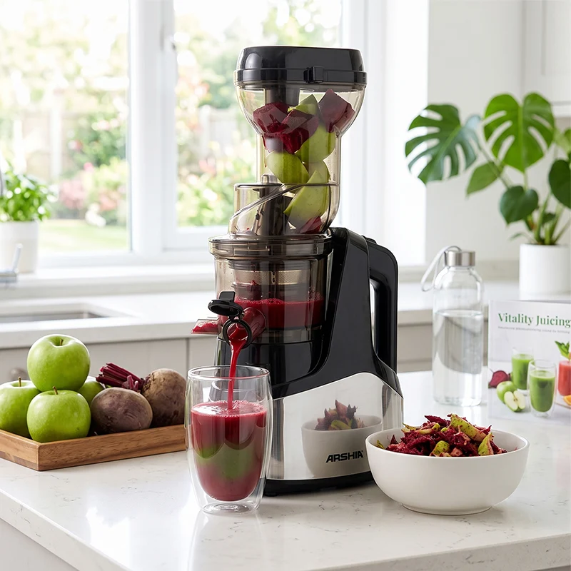 Arshia Electric Juicer for Fruits and Vegetables, 300W - AS2408-704
