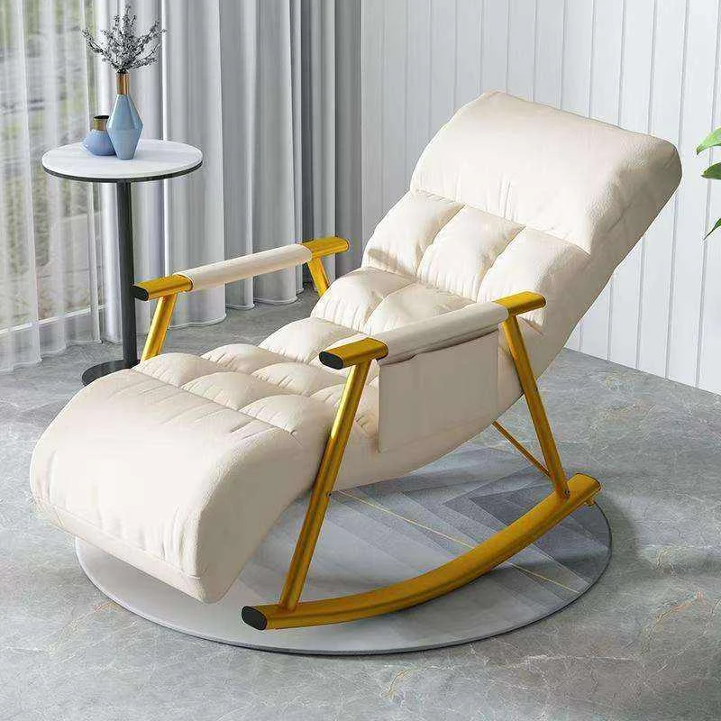 Black Bull Bean Bag Chair High-Quality Modern Fabric Recliner Chaise Lounge