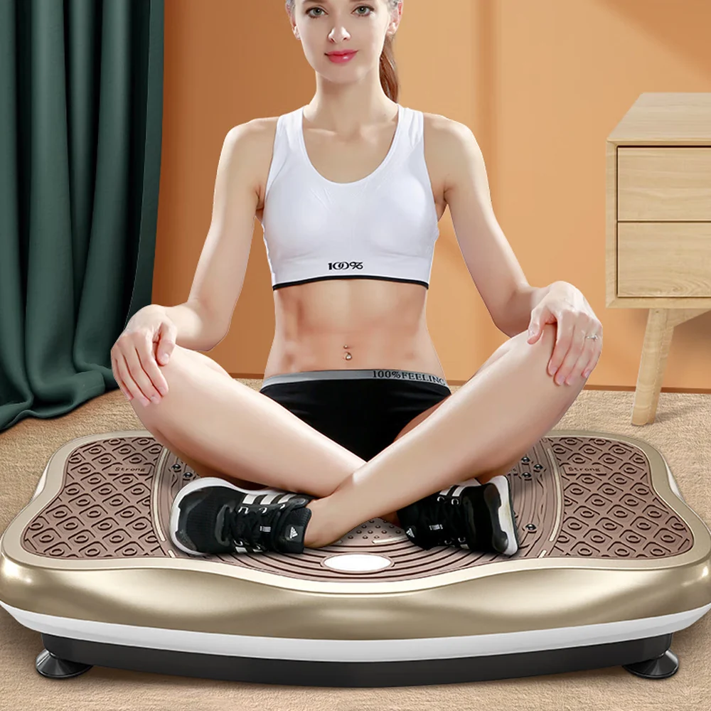 Black Bull Full Body Vibration Platform Crazy Fit Massage Exercise Machine, 150 kg Capacity