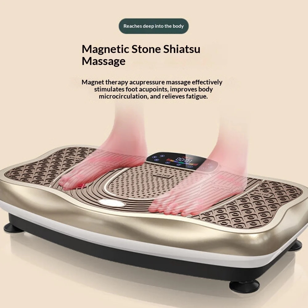 Black Bull Full Body Vibration Platform Crazy Fit Massage Exercise Machine, 150 kg Capacity