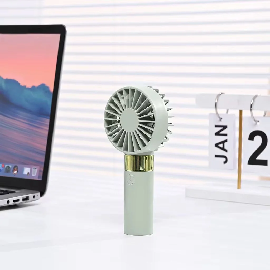Handheld Mini Fan - Rechargeable Air Cooler with Power Display