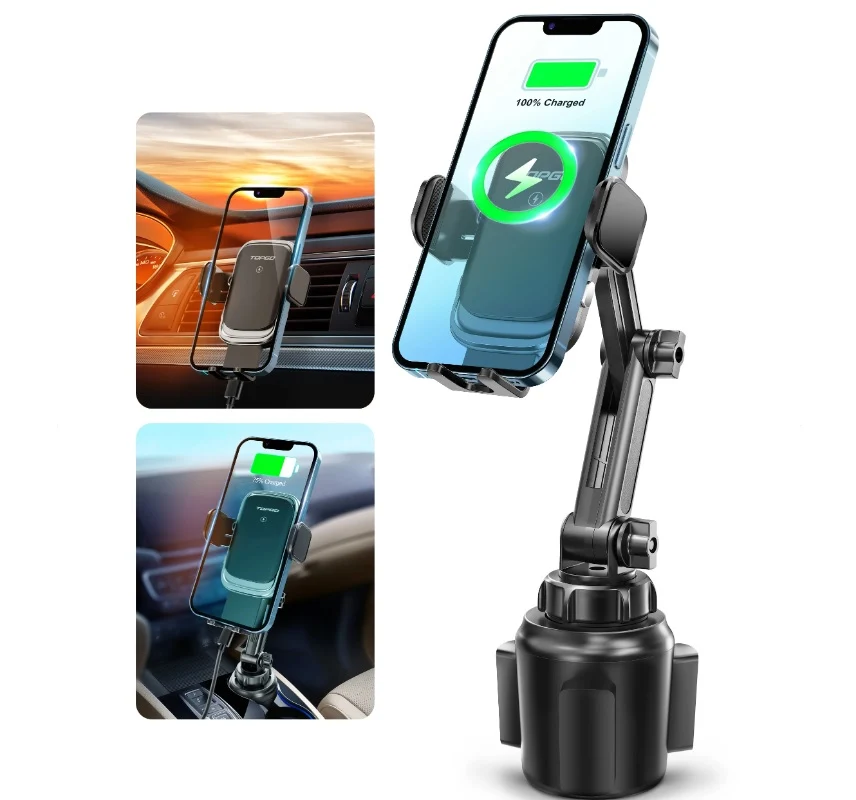 TOPGO Car Charger Wireless Charger - Black