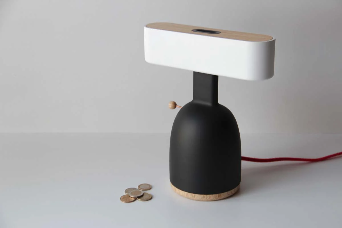 DINA Coin Lamp - Lamp with Money Box Function