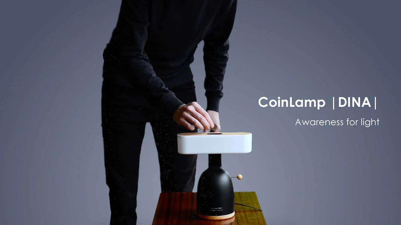DINA Coin Lamp - Lamp with Money Box Function