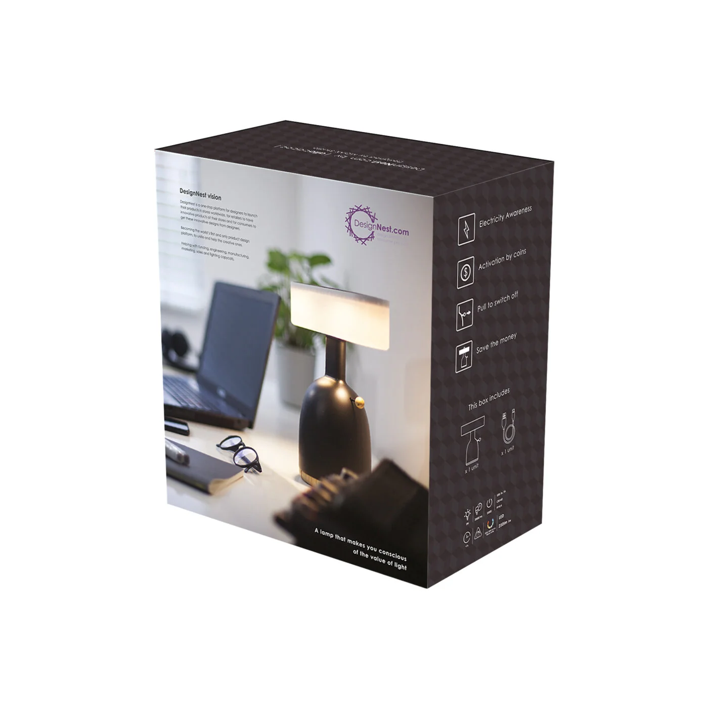 DINA Coin Lamp - Lamp with Money Box Function