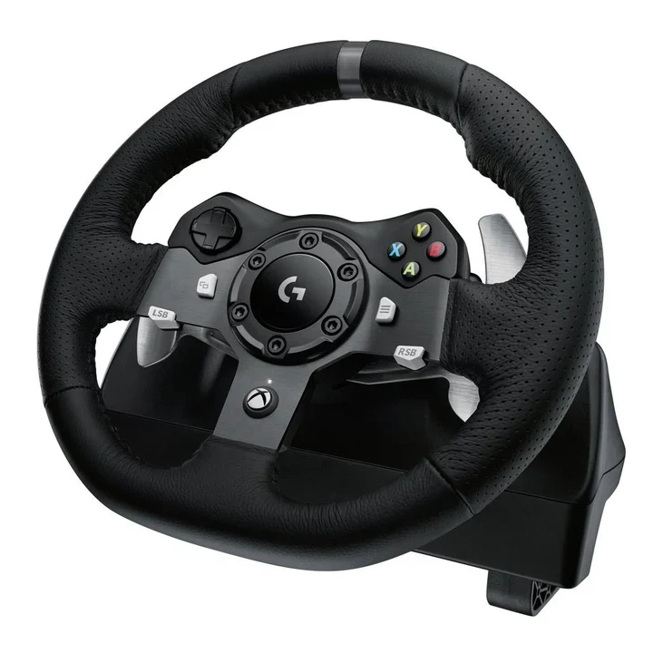 Logitech G920 Driving Force Racing Wheel for Xbox One and PC - Black