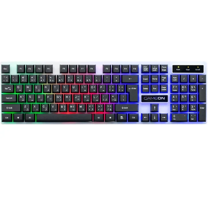 GAMEON Dominion Series GO21KM-B Wired Keyboard & Mouse 2 in 1 Combo - English/Arabic