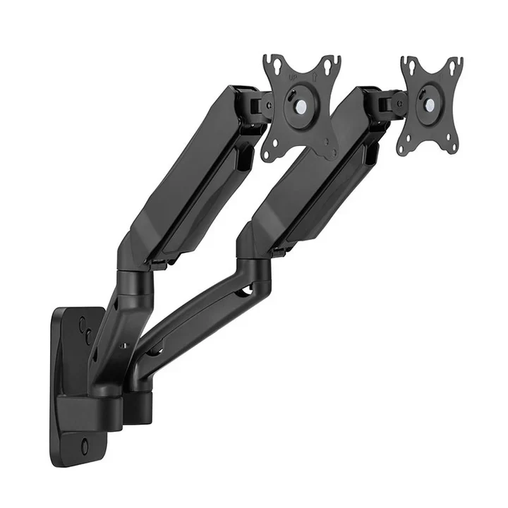 GAMEON GO-5008 Wall Mounted Dual Monitor Arm - Fits 17"-32" Screens