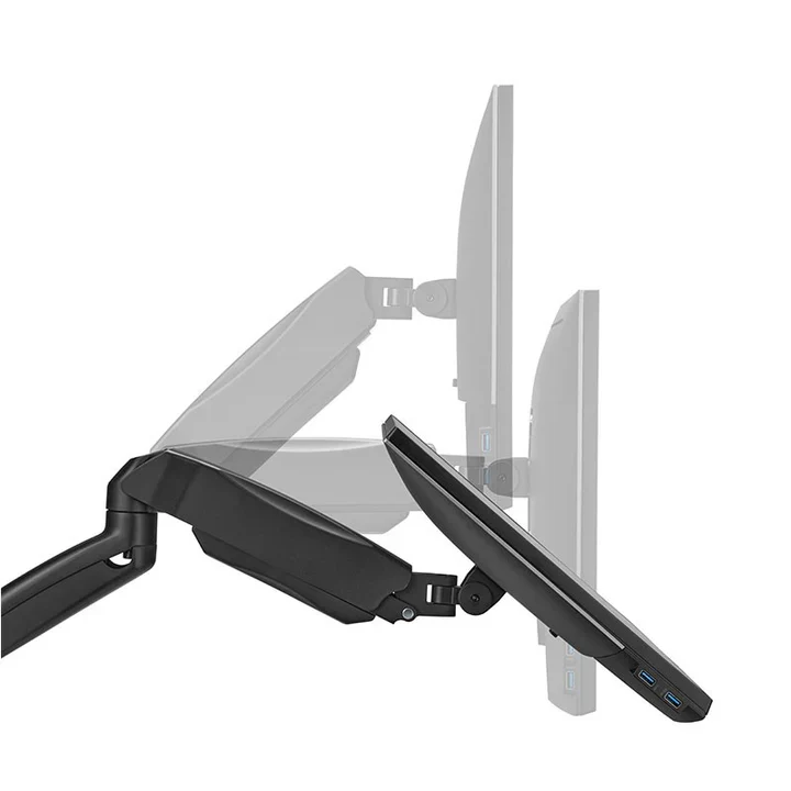 GAMEON GO-5008 Wall Mounted Dual Monitor Arm - Fits 17"-32" Screens