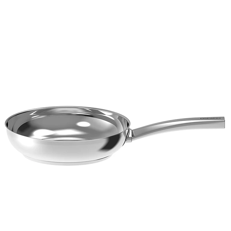Daewoo 18/10 Stainless Steel Cookware Set of 7 Pcs (28, 24, 20 cm Pots, 24cm Pan) - Silver
