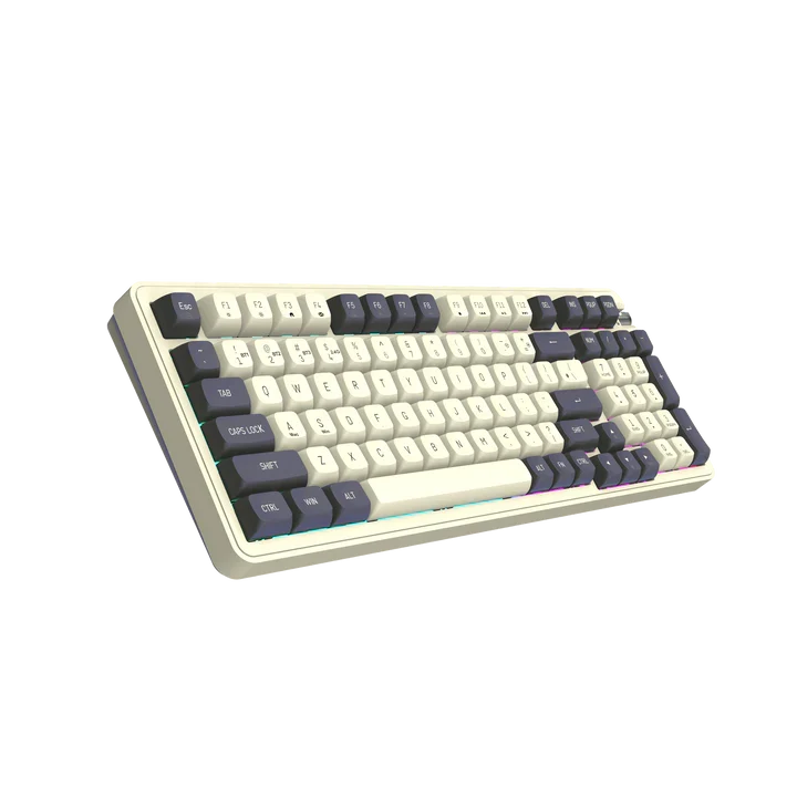 DarkFlash DF98 RGB Wireless Mechanical Gaming Keyboard – Linear Yellow Switch, Twilight