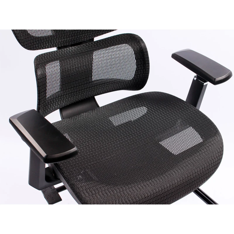 Black Bull Ergonomic Mesh Gaming & Office Chair with Footrest, Assembly not included - Black/Red (Free Delivery)
