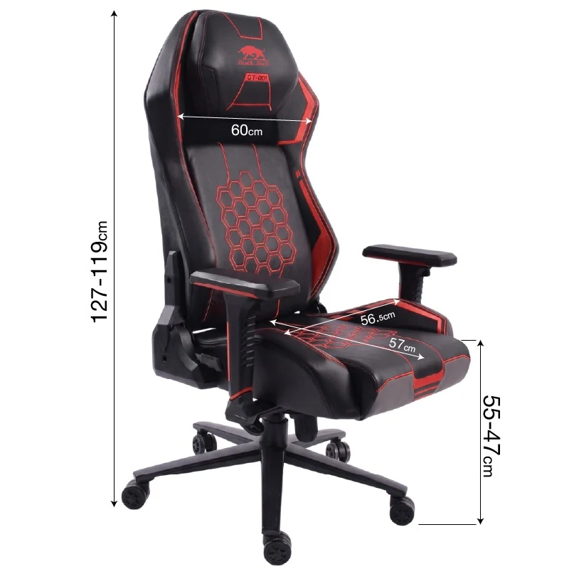Black Bull Super Pro Gaming Chair - Red