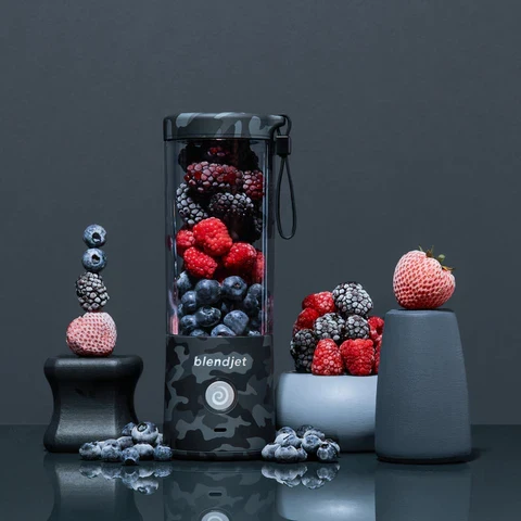 Blendjet V2 Portable Blender 16oz, Smoothie Maker, Fruit Blender, BPA-Free, 475ml, Sports Bottle, USB-C Rechargeable - Urban Camo