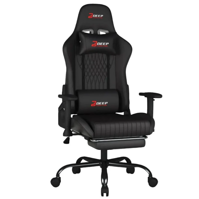 J Deep Gaming Chair with Footrest