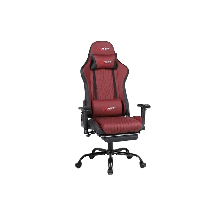 J Deep Gaming Chair with Footrest