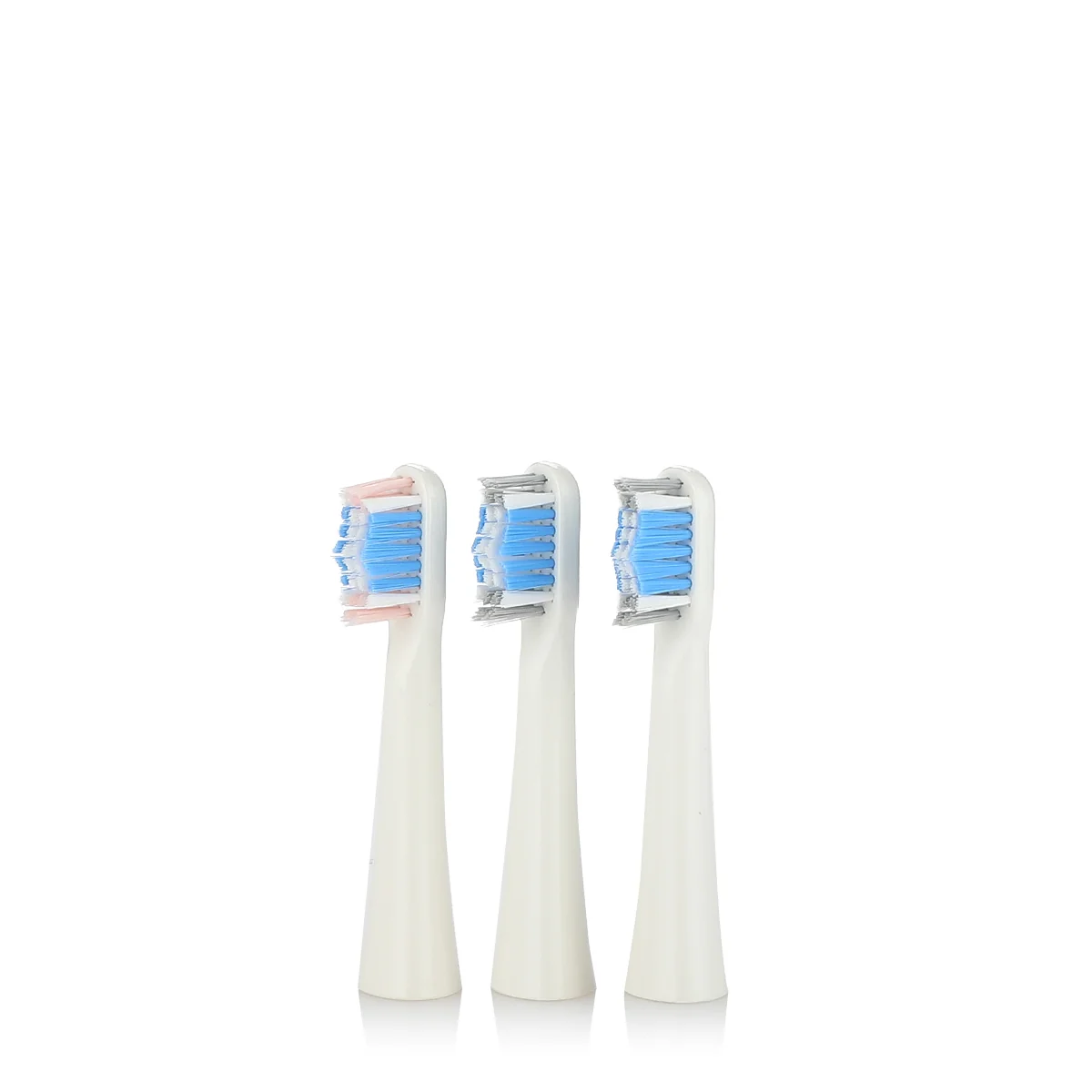 ATMOKO Sonic Duo Electric Toothbrush, Rechargeable with 40000VPM, Includes 8 Brush Heads-HP42A, Black&pink