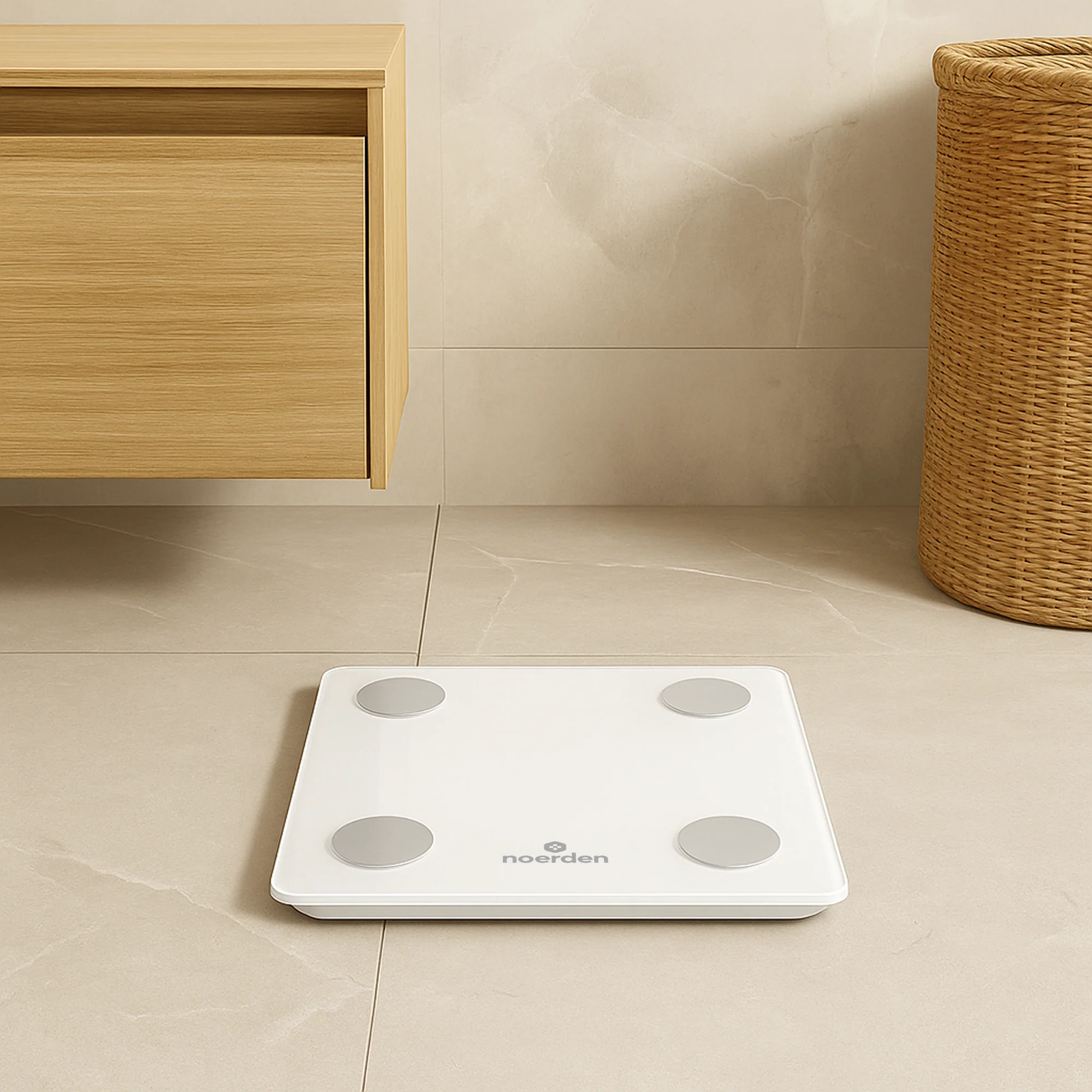 Noerden VITA Smart Body Composition Scale – 13 Metrics with Bluetooth App Sync