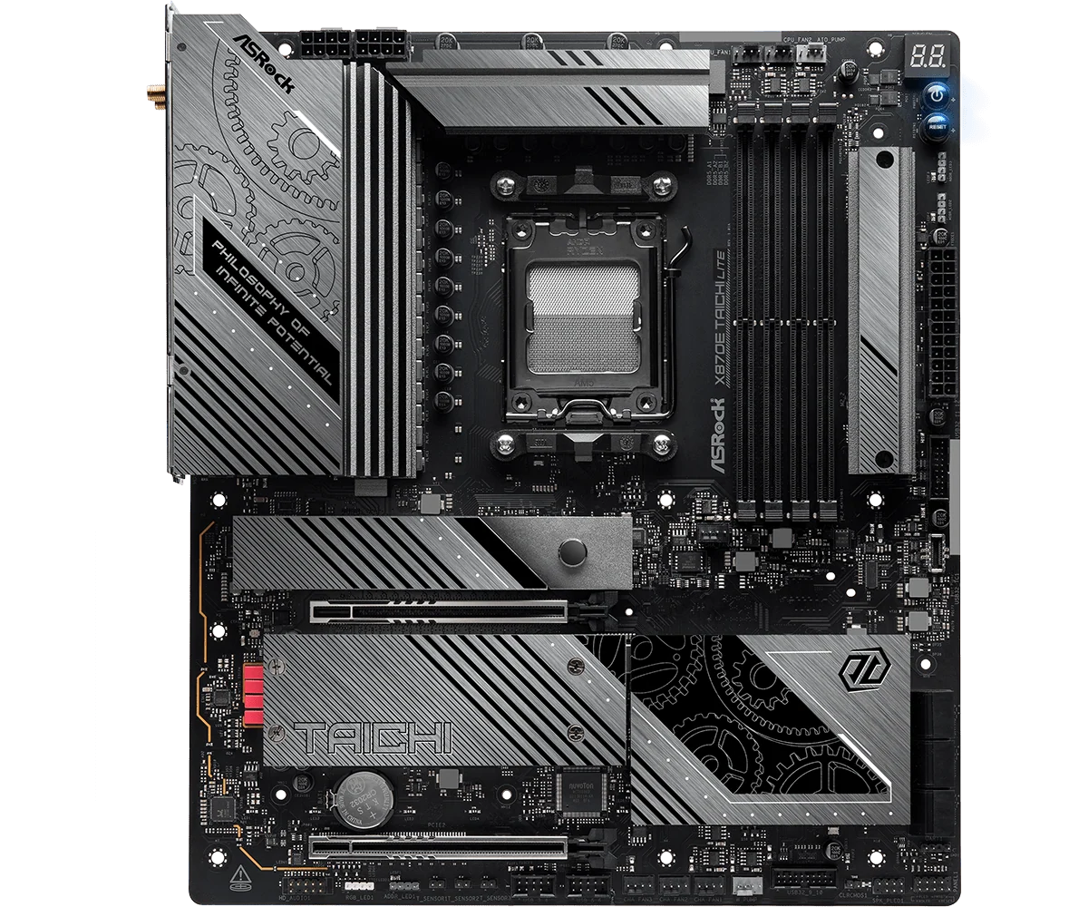 ASRock X870E Taichi Lite - AMD AM5 EATX Motherboard, DDR5, WiFi 7