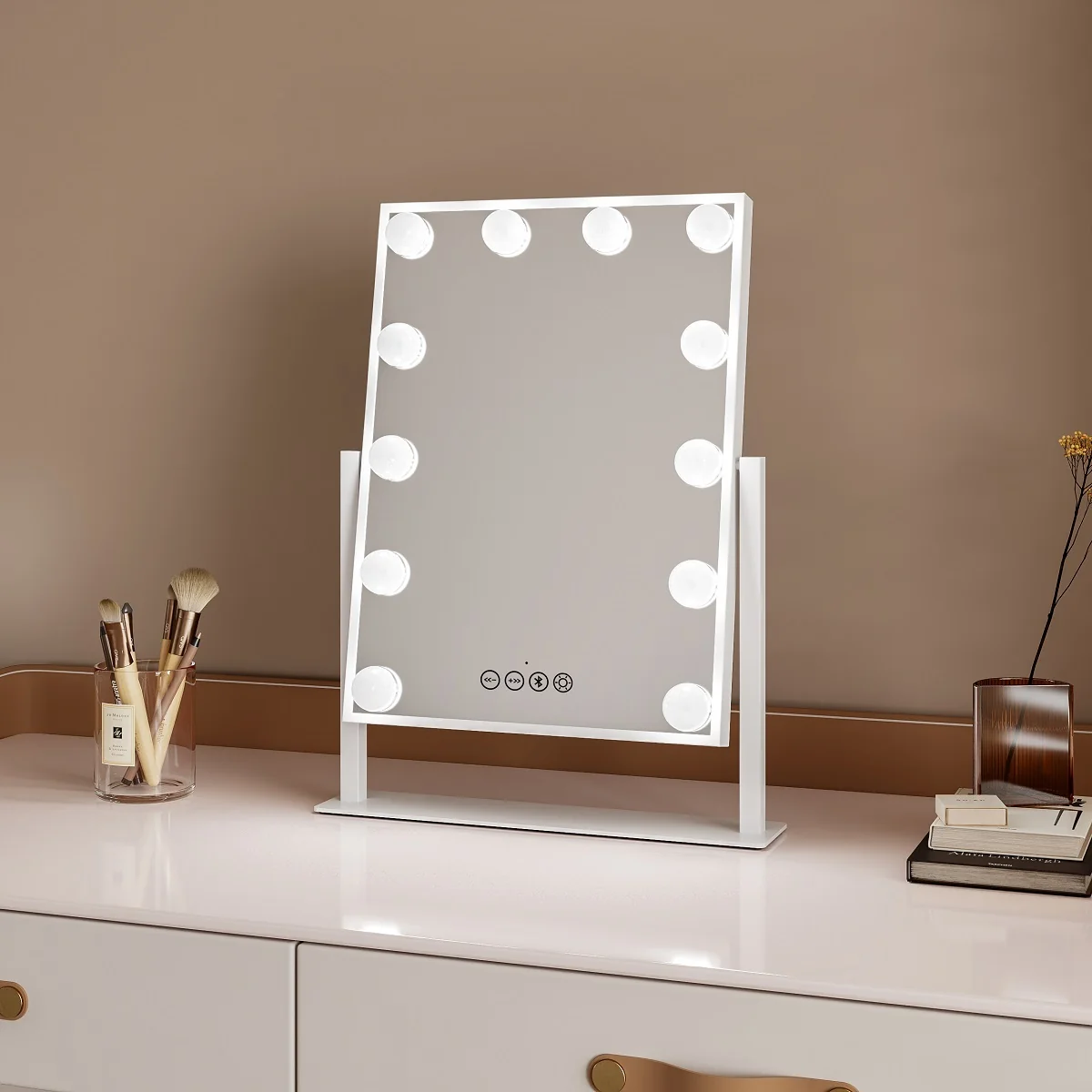 Orca Hollywood Style Mirror with Bluetooth and LED Light (OR-DP330X-BT)