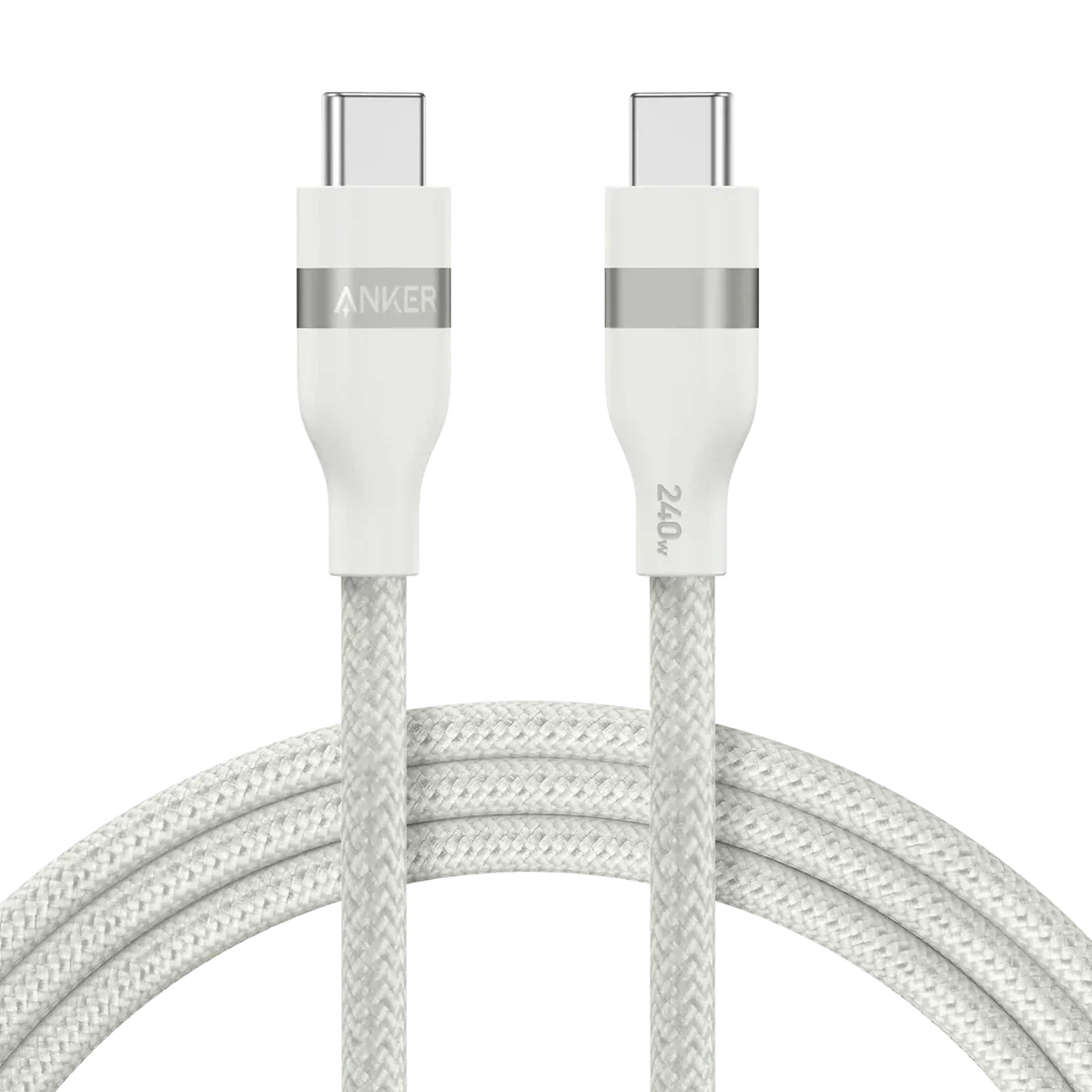 Anker USB-C to USB-C Cable 240W Upcycled-Braided 0.9m/3ft - Super Fast Eco-Friendly Charging