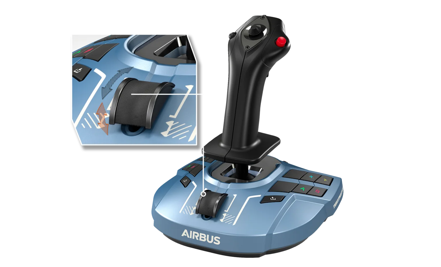 Thrustmaster TCA Captain Pack X Airbus Edition, Flight Controller Joystick