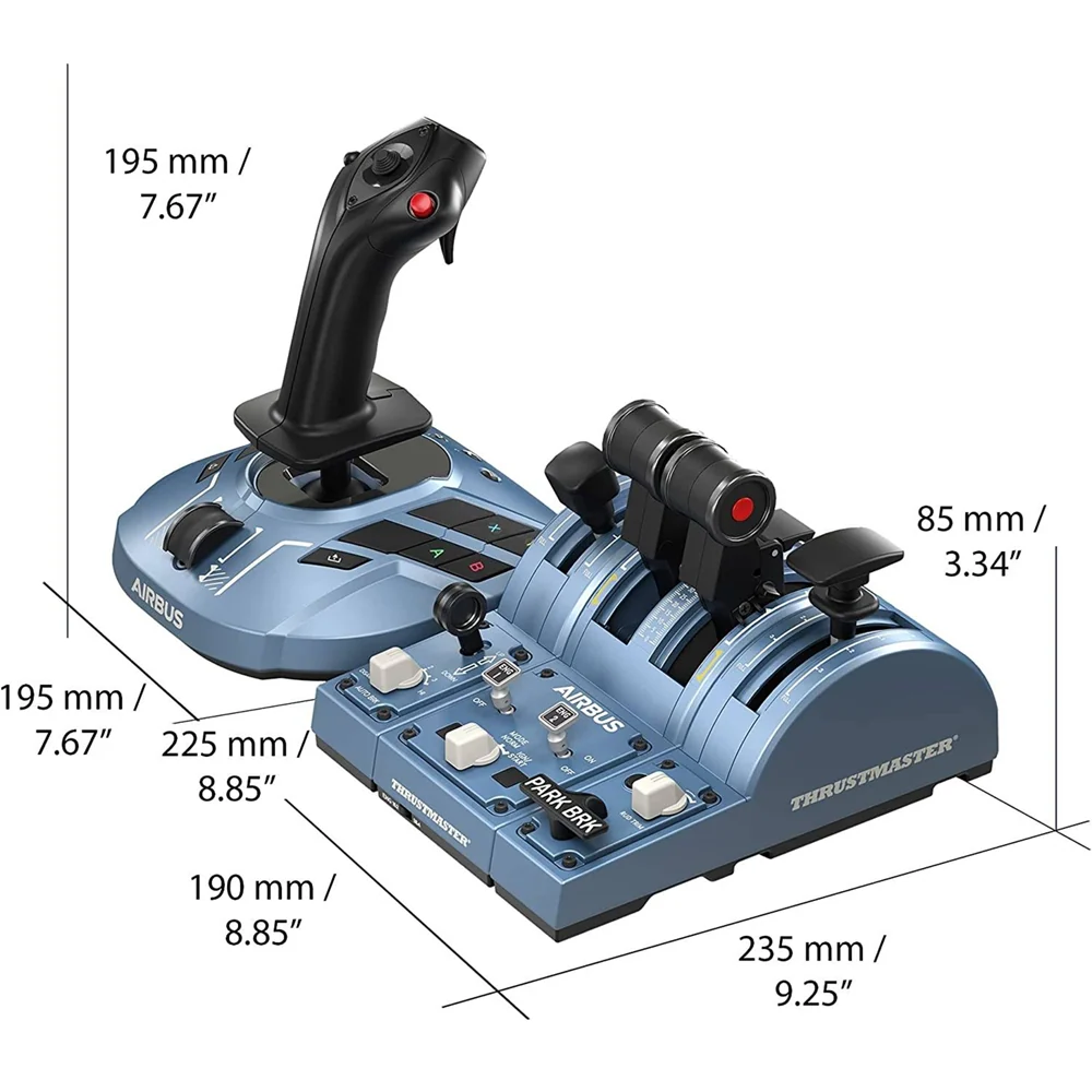 Thrustmaster TCA Captain Pack X Airbus Edition, Flight Controller Joystick