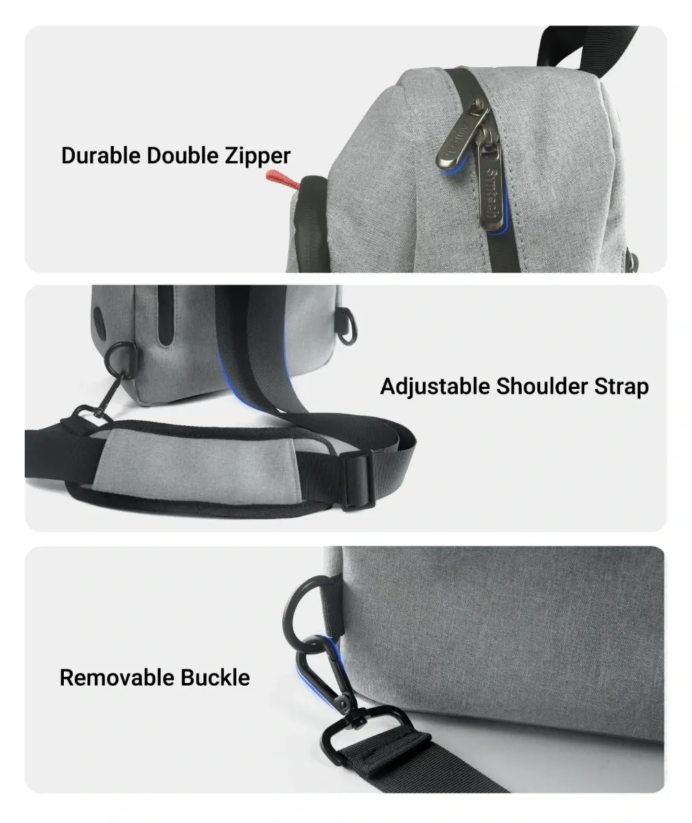 Syntech Carrying Bag for Handheld Gaming Consoles - Grey