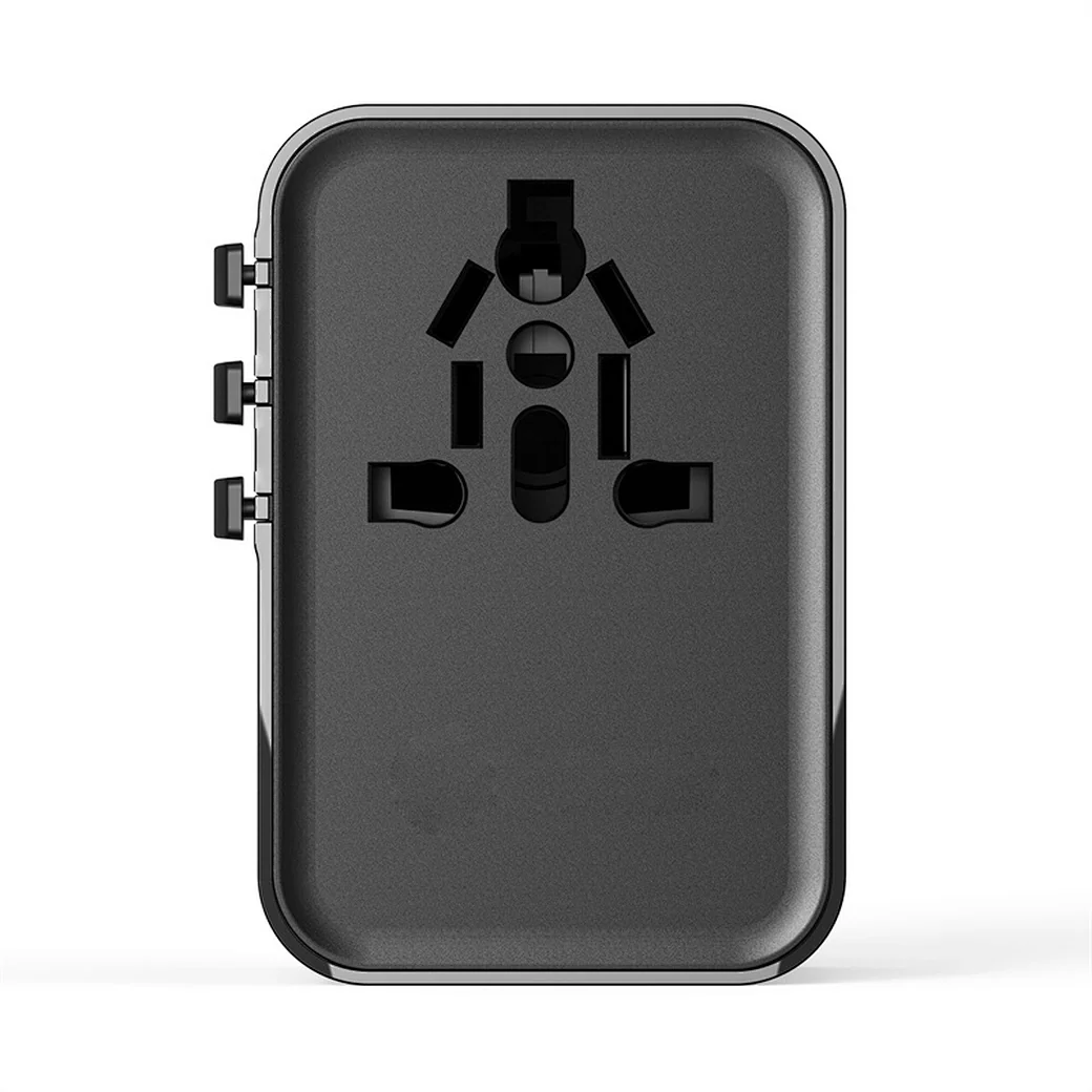 WiWU Wi-UA006 45W GaN Universal Plug Adapter with 3 USB-C and 2 USB-A Ports