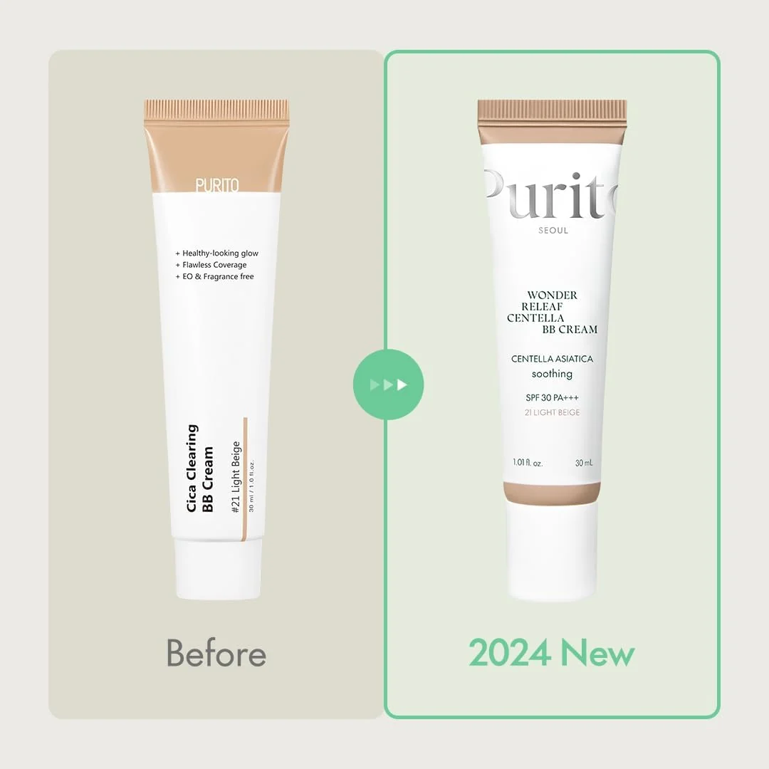 PURITO Wonder Releaf Centella BB Cream #21 Light Beige - 30ml