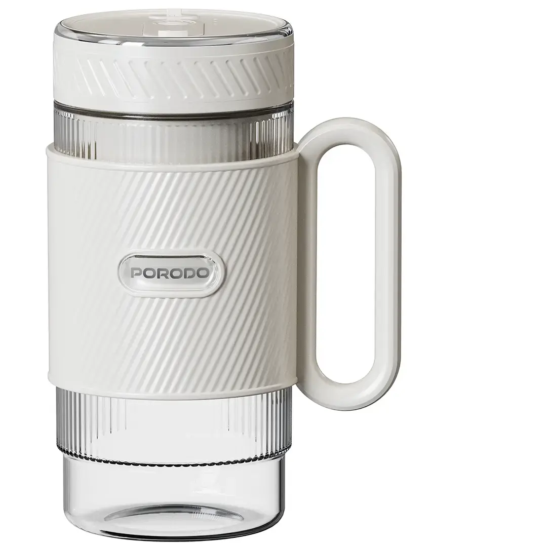 Porodo Lifestyle Portable Dual-Cup Smoothie Blender - White