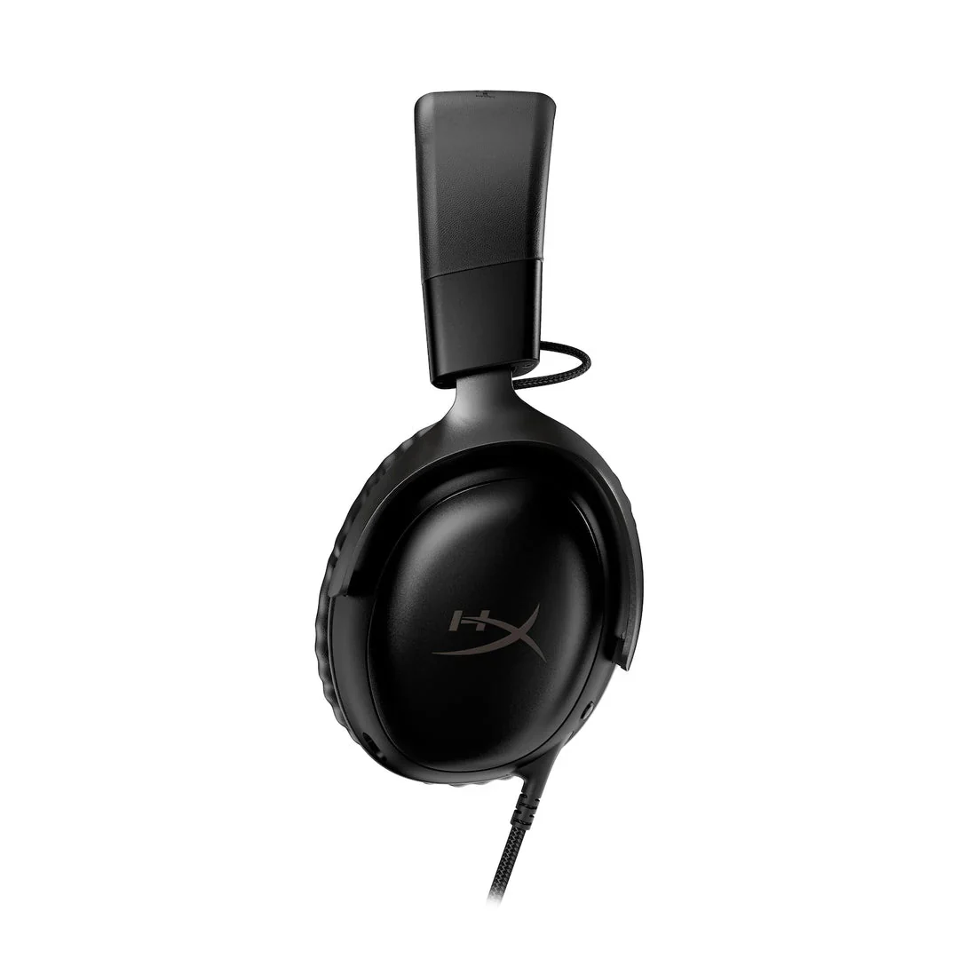 HyperX Cloud III Gaming Headset with 53MM Drivers, Detachable Noise-Canceling Microphone & Multi-Platform Compatibility - Black