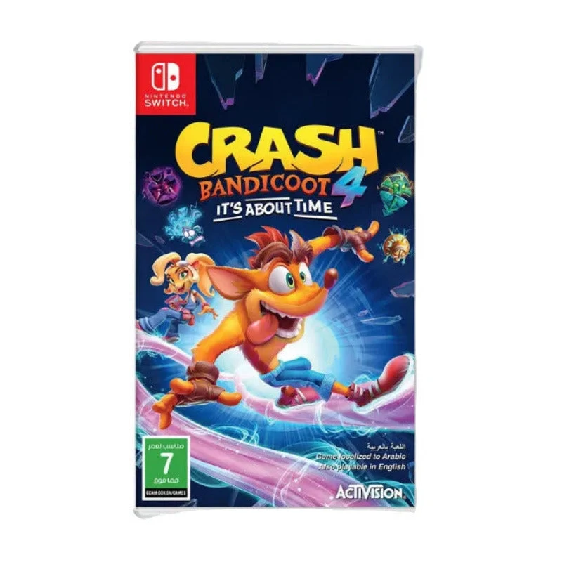 Nintendo Switch 2 Console - 256GB Bundle With Nintendo Activision Crash Bandicoot 4: It’s About Time – Nintendo Switch Game