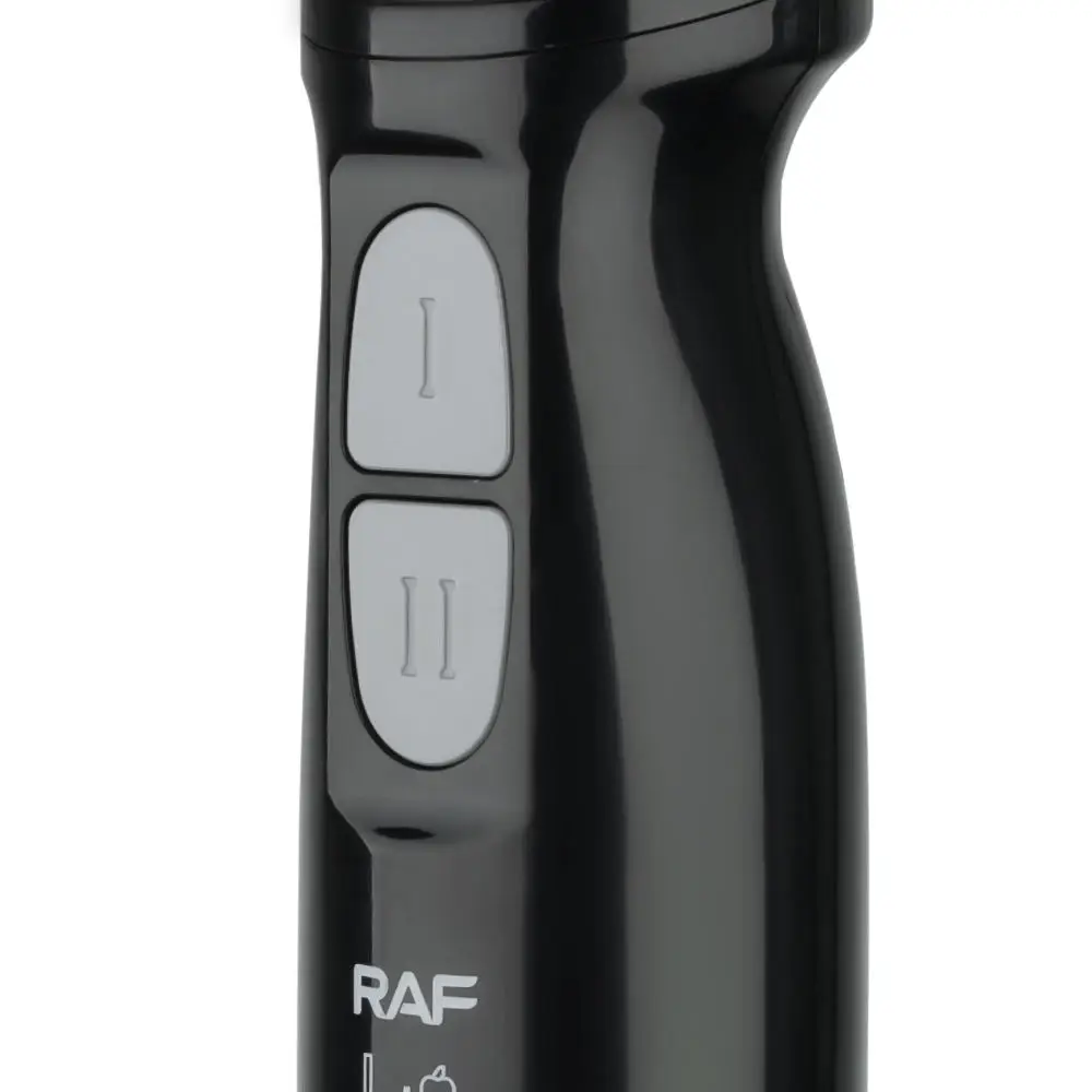 RAF 4-in-1 Hand Blender, Chopper, Whisk & Mixer with Dual Speed Control & 600ml Jar - 340W