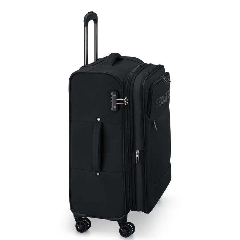 Delsey Paris Vanguard 82 CM Softcase 4 Double Wheel Expandable Trolley Luggage
