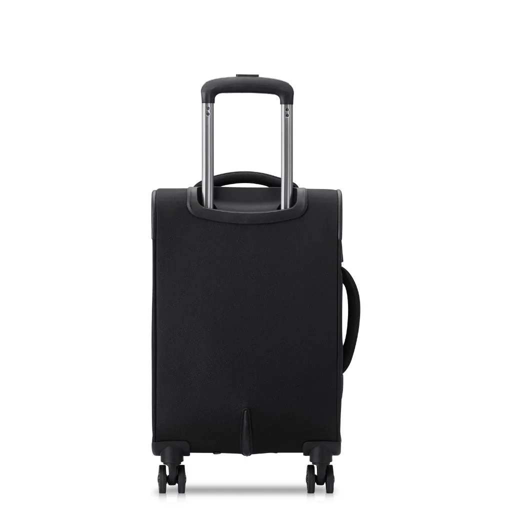 Delsey Paris Vanguard 82 CM Softcase 4 Double Wheel Expandable Trolley Luggage