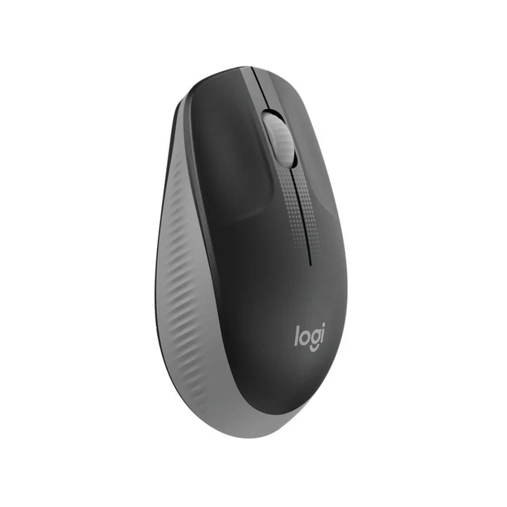 Logitech M190 Full-Size Wireless Optical Mouse – Mid Grey