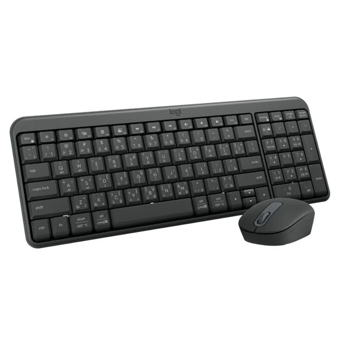 Logitech MK250 Wireless / Bluetooth Keyboard & Mouse Combo Arabic/English – Black