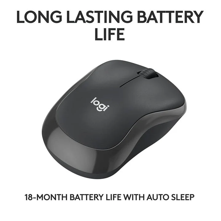 Logitech M241 Silent Wireless Mouse – Graphite