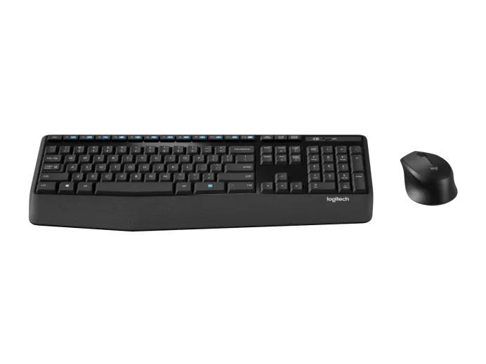 Logitech MK345 Comfort Wireless Keyboard & Mouse Combo Arabic/English – Black