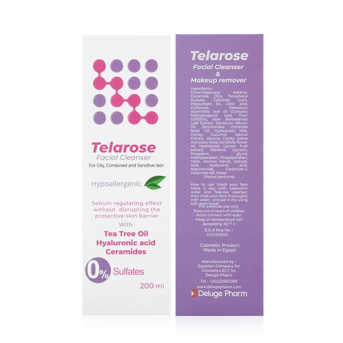 Telarose Facial Cleanser - 200ml