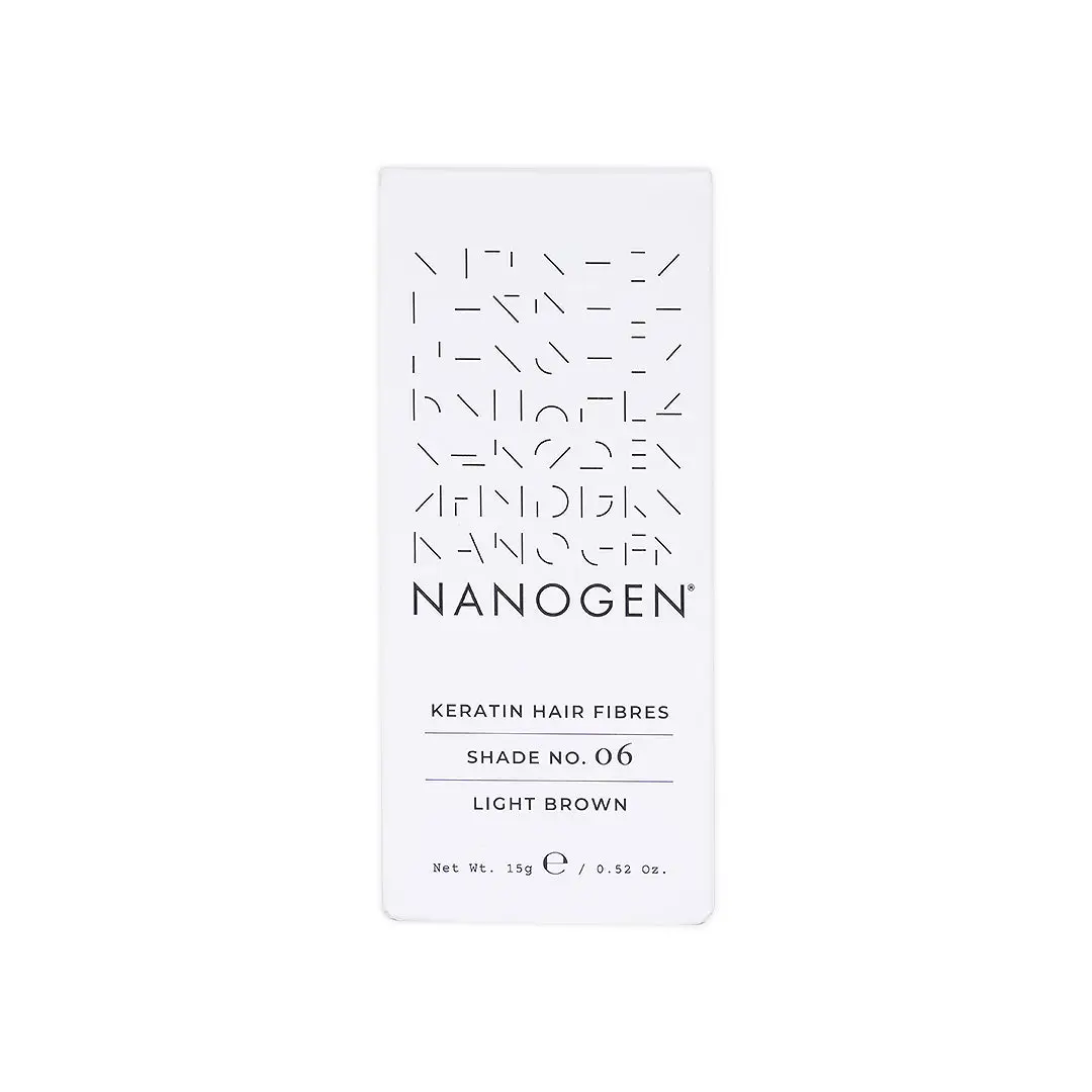Nanogen Keratin Hair Fibres, 15g - Light Brown
